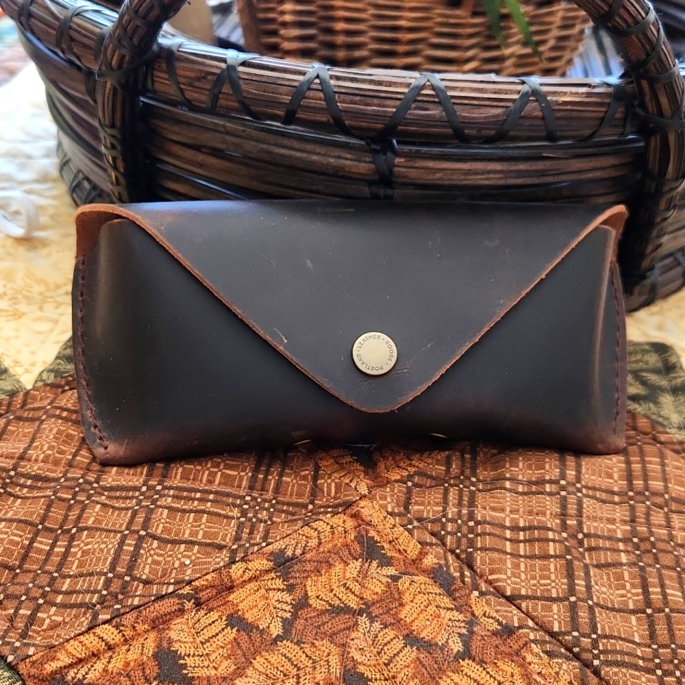Portland Leather Sunglass Case